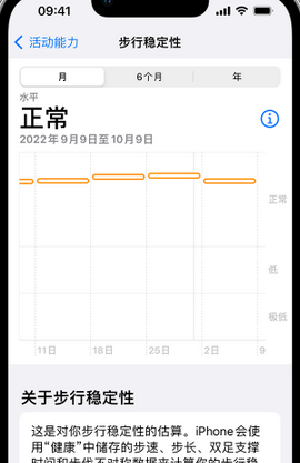 新野iPhone手机维修如何在iPhone开启'步行稳定性通知'