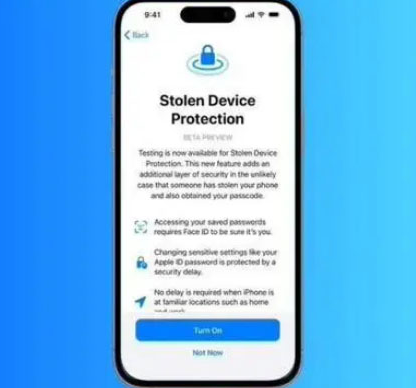 新野苹果授权维修店分享被盗设备保护功能开启方法 