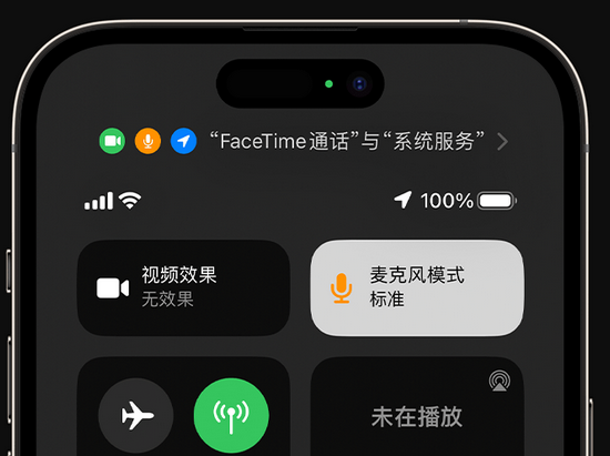 新野苹果授权维修网点分享iPhone在通话时让你的声音更清晰 