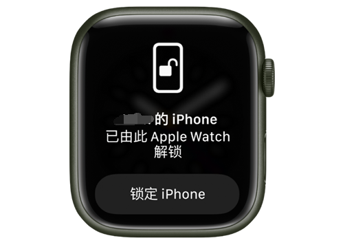 新野苹果手机维修分享用 AppleWatch 解锁配备面容 ID 的 iPhone方法 