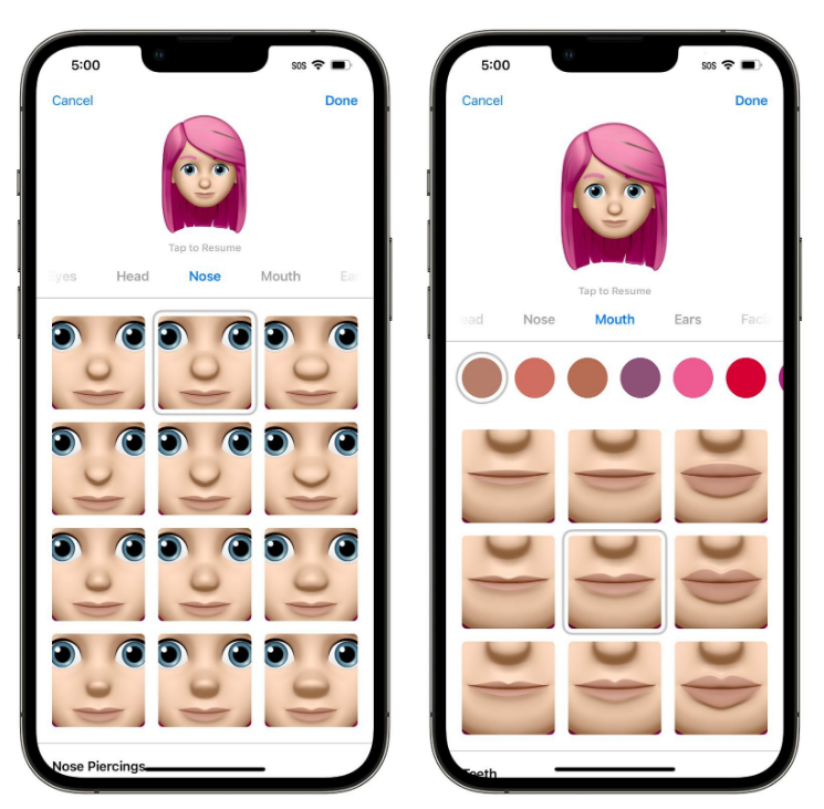 新野苹果手机维修分享​iOS 16中的拟我表情有了哪些变化和升级 